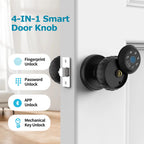 Smart Lock Fingerprint Door Lock App Control Passcode Unlock Electronic Touchscreen Keypad Indoor